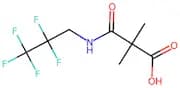 2,2-Dimethyl-3-oxo-3-((2,2,3,3,3-pentafluoropropyl)amino)propanoic acid