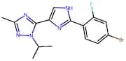 5-(2-(4-Bromo-2-fluorophenyl)-1H-imidazol-4-yl)-1-isopropyl-3-methyl-1H-1,2,4-triazole