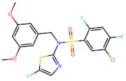 5-Chloro-N-(3,5-dimethoxybenzyl)-2,4-difluoro-N-(5-fluorothiazol-2-yl)benzenesulfonamide