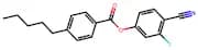 4-Cyano-3-fluorophenyl 4-pentylbenzoate