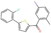 (5-(2-Fluorophenyl)thiophen-2-yl)(5-iodo-2-methylphenyl)methanone