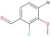 4-Bromo-2-fluoro-3-methoxybenzaldehyde
