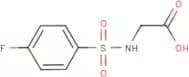 2-{[(4-Fluorophenyl)sulphonyl]amino}acetic acid