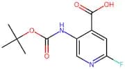 5-((tert-Butoxycarbonyl)amino)-2-fluoroisonicotinic acid