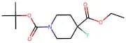 1-(tert-Butyl) 4-ethyl 4-fluoropiperidine-1,4-dicarboxylate