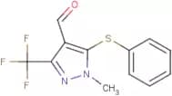 1-Methyl-5-(phenylsulphanyl)-3-(trifluoromethyl)-1H-pyrazole-4-carboxaldehyde