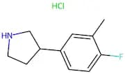 3-(4-Fluoro-3-methylphenyl)pyrrolidine hydrochloride