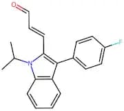(E)-3-(3-(4-Fluorophenyl)-1-isopropyl-1H-indol-2-yl)acrylaldehyde