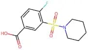 4-Fluoro-3-(piperidine-1-sulfonyl)benzoic acid