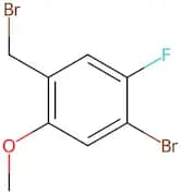 4-bromo-5-fluoro-2-methoxybenzyl bromide