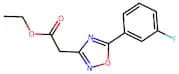 [5-(3-Fluoro-phenyl)-[1,2,4]oxadiazol-3-yl]-acetic acid ethyl ester
