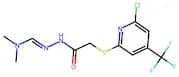 (6-Chloro-4-trifluoromethyl-pyridin-2-ylsulfanyl)-acetic acid [1-dimethylamino-meth-(E)-ylidene]-h…