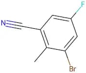 3-Bromo-5-fluoro-2-methylbenzonitrile