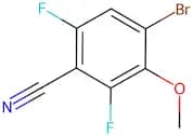 4-Bromo-2,6-difluoro-3-methoxybenzonitrile