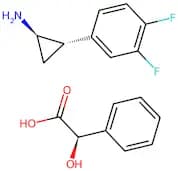 (1R,2S)-2-(3,4-Difluorophenyl)cyclopropanaminium (2R)-hydroxy(phenyl)ethanoate