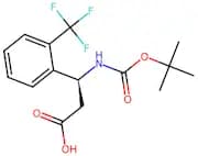 (S)-3-((Tert-Butoxycarbonyl)Amino)-3-(2-(Trifluoromethyl)Phenyl)Propanoic Acid