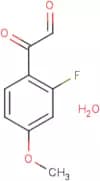 2-fluoro-4-methoxyphenylglyoxal hydrate
