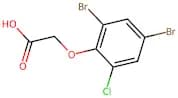 (2,4-dibromo-6-chlorophenoxy)acetic acid