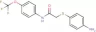 2-[(4-Aminophenyl)thio]-N-[4-(trifluoromethoxy)phenyl]acetamide