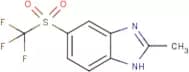 2-Methyl-5-[(trifluoromethyl)sulphonyl]-1H-benzimidazole