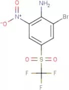 2-Bromo-6-nitro-4-[(trifluoromethyl)sulphonyl]aniline