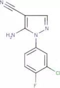 5-Amino-1-(3-chloro-4-fluorophenyl)-4-cyanopyrazole