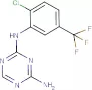 2-Amino-4-[2-chloro-5-(trifluoromethyl)phenylamino]-1,3,5-triazine