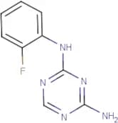 2-Amino-4-(2-fluorophenylamino)-1,3,5-triazine