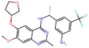 N-((R)-1-(3-Amino-5-(Trifluoromethyl)Phenyl)Ethyl)-7-Methoxy-2-Methyl-6-(((S)-Tetrahydrofuran-3-Yl…