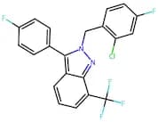 2-(2-Chloro-4-Fluorobenzyl)-3-(4-Fluorophenyl)-7-(Trifluoromethyl)-2H-Indazole