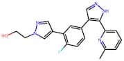 2-(4-(2-Fluoro-5-(3-(6-Methylpyridin-2-Yl)-1H-Pyrazol-4-Yl)Phenyl)-1H-Pyrazol-1-Yl)Ethan-1-Ol