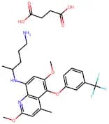 N4-(2,6-Dimethoxy-4-Methyl-5-(3-(Trifluoromethyl)Phenoxy)Quinolin-8-Yl)Pentane-1,4-Diamine Succina…