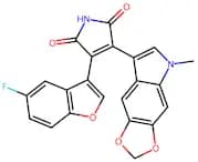 3-(5-Fluorobenzofuran-3-Yl)-4-(5-Methyl-5H-[1,3]Dioxolo[4,5-F]Indol-7-Yl)-1H-Pyrrole-2,5-Dione