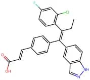 (E)-3-(4-((E)-2-(2-Chloro-4-Fluorophenyl)-1-(1H-Indazol-5-Yl)But-1-En-1-Yl)Phenyl)Acrylic Acid