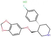 (3S,4R)-3-((Benzo[D][1,3]Dioxol-5-Yloxy)Methyl)-4-(4-Fluorophenyl)Piperidine Hydrochloride