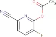 6-Cyano-3-fluoropyridin-2-yl acetate