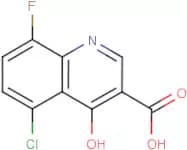 5-Chloro-8-fluoro-4-hydroxyquinoline-3-carboxylic acid