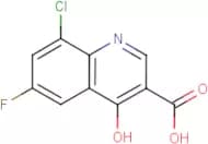 8-Chloro-6-fluoro-4-hydroxyquinoline-3-carboxylic acid