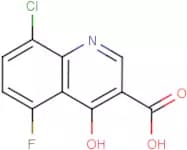 8-Chloro-5-fluoro-4-hydroxyquinoline-3-carboxylic acid