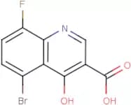 5-Bromo-8-fluoro-4-hydroxyquinoline-3-carboxylic acid