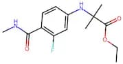 Ethyl 2-((3-fluoro-4-(methylcarbamoyl)phenyl)amino)-2-methylpropanoate