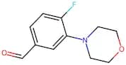 4-Fluoro-3-morpholinobenzaldehyde