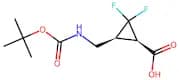 rel-(1R,3S)-3-(((tert-Butoxycarbonyl)amino)methyl)-2,2-difluorocyclopropane-1-carboxylic acid