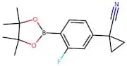 1-(3-Fluoro-4-(4,4,5,5-tetramethyl-1,3,2-dioxaborolan-2-yl)phenyl)cyclopropane-1-carbonitrile