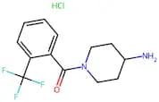 (4-Aminopiperidin-1-yl)(2-(trifluoromethyl)phenyl)methanone hydrochloride