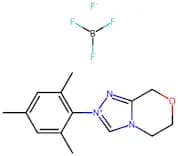 2-Mesityl-5,6-dihydro-8H-[1,2,4]triazolo[3,4-c][1,4]oxazin-2-ium tetrafluoroborate