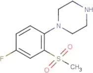 1-[4-Fluoro-2-(methylsulphonyl)phenyl]piperazine