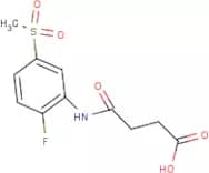 4-{[2-Fluoro-5-(methylsulphonyl)phenyl]amino-4-oxobutanoic acid