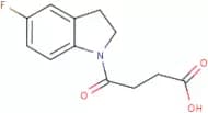 4-(5-Fluoro-2,3-dihydro-1H-indol-1-yl)-4-oxobutanoic acid