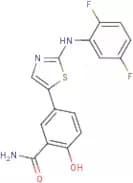 2-(2,5-Difluorophenyl)amino-5-(salicylamid-5yl)-1,3-thiazole